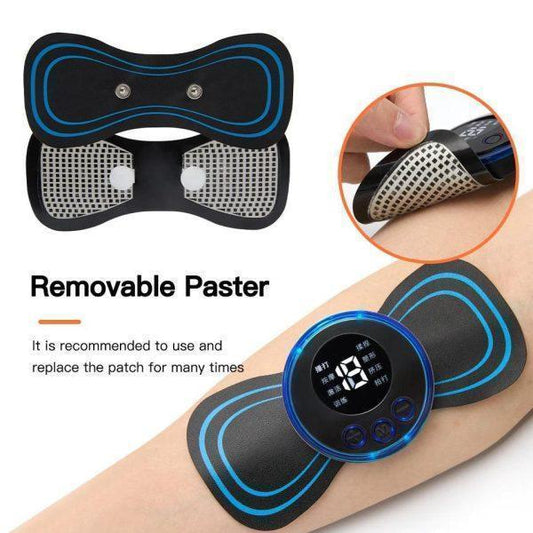 A1ZSTORE™ Smart EMS Mini Massager – Wireless Rechargeable Muscle Relaxation Device for Neck, Back & Shoulder Pain Relief