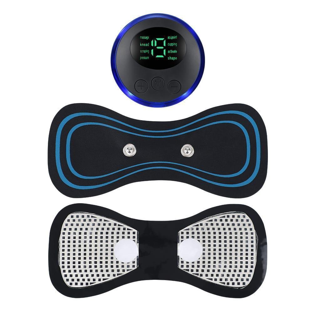 A1ZSTORE™ Smart EMS Mini Massager – Wireless Rechargeable Muscle Relaxation Device for Neck, Back & Shoulder Pain Relief
