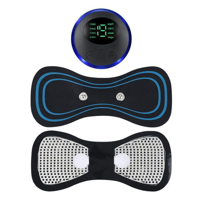 A1ZSTORE™ Smart EMS Mini Massager – Wireless Rechargeable Muscle Relaxation Device for Neck, Back & Shoulder Pain Relief
